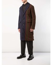 Темно-синее длинное пальто от Uma Wang