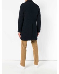 Темно-синее длинное пальто от Barena