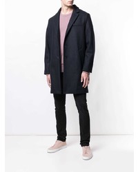 Темно-синее длинное пальто от Barena