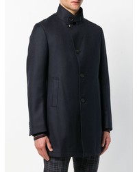 Темно-синее длинное пальто от Tagliatore