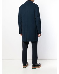 Темно-синее длинное пальто от Etro