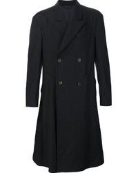 Темно-синее длинное пальто от Vivienne Westwood