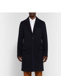 Темно-синее длинное пальто от TOMORROWLAND