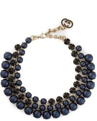 Темно-синее жемчужное ожерелье