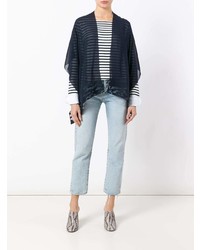 Темно-синее кимоно от D-Exterior