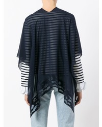 Темно-синее кимоно от D-Exterior