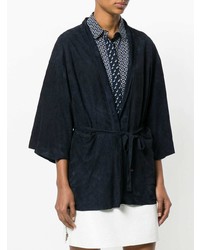 Темно-синее кимоно от Salvatore Santoro
