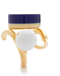 Темно-синее кольцо от Marni