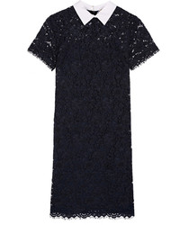 Темно-синее кружевное платье от MICHAEL Michael Kors