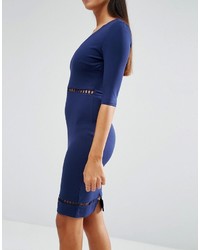 Темно-синее облегающее платье от AX Paris