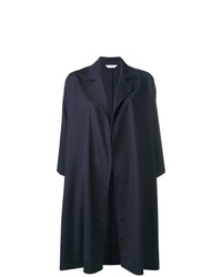 Женское темно-синее пальто дастер от Max Mara