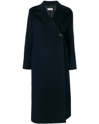 Женское темно-синее пальто от Alberto Biani