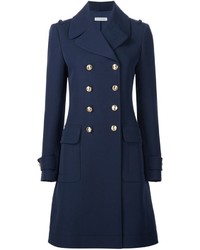 Женское темно-синее пальто от Altuzarra
