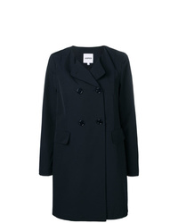 Женское темно-синее пальто от Aspesi