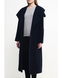 Женское темно-синее пальто от Aurora Firenze