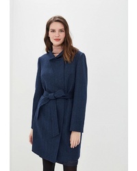 Женское темно-синее пальто от Avalon