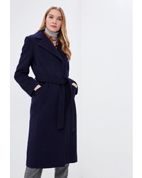 Женское темно-синее пальто от Avalon