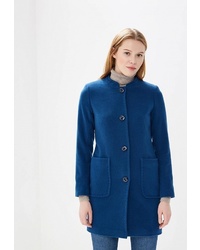 Женское темно-синее пальто от Azell'Ricca