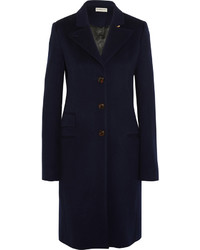 Женское темно-синее пальто от Balenciaga