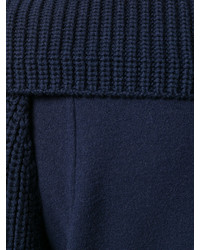 Женское темно-синее пальто от Chloé