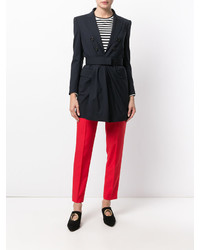 Женское темно-синее пальто от Dsquared2