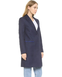 Женское темно-синее пальто от Acne Studios