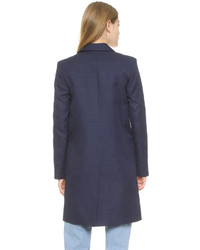 Женское темно-синее пальто от Acne Studios