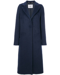 Женское темно-синее пальто от Blugirl