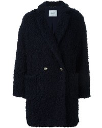 Женское темно-синее пальто от Blugirl