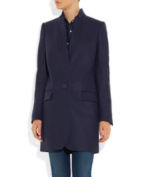 Женское темно-синее пальто от Stella McCartney