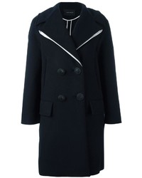 Женское темно-синее пальто от Cédric Charlier