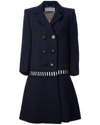 Женское темно-синее пальто от Chloé