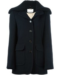 Женское темно-синее пальто от Chloé