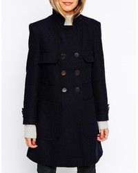 Женское темно-синее пальто от Asos