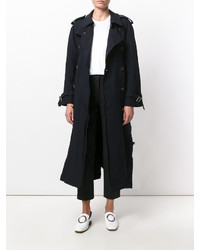 Женское темно-синее пальто от Comme des Garcons