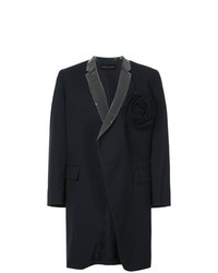 Женское темно-синее пальто от Comme Des Garçons Vintage