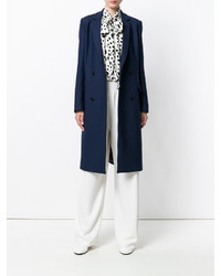 Женское темно-синее пальто от MSGM