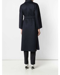 Женское темно-синее пальто от Max Mara