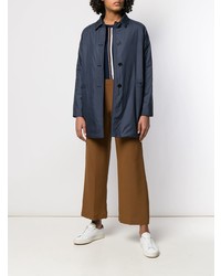 Женское темно-синее пальто от Aspesi