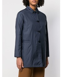 Женское темно-синее пальто от Aspesi