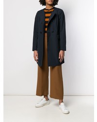 Женское темно-синее пальто от Aspesi