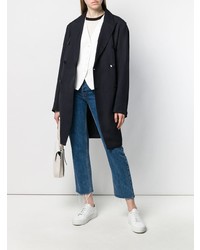 Женское темно-синее пальто от Barena