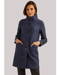 Женское темно-синее пальто от FiNN FLARE