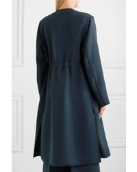 Женское темно-синее пальто от Roksanda