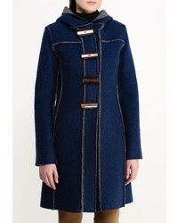 Женское темно-синее пальто от Fontana 2.0