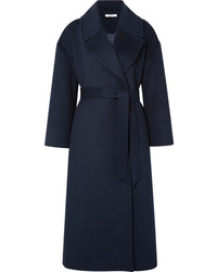 Женское темно-синее пальто от Ganni