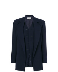 Женское темно-синее пальто от Gianfranco Ferre Vintage