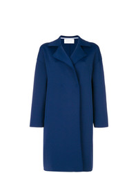 Женское темно-синее пальто от Harris Wharf London