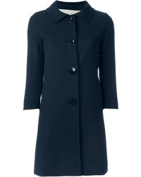 Женское темно-синее пальто от Herno