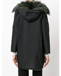 Женское темно-синее пальто от Cividini